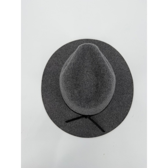 NWT Brixton Wesley Fedora Heather Grey Wool Felt Wide Brim Hat Small Western‎ main image 13